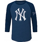 Vintage T-Shirt 3/4 mouw Yankees, Jeugd