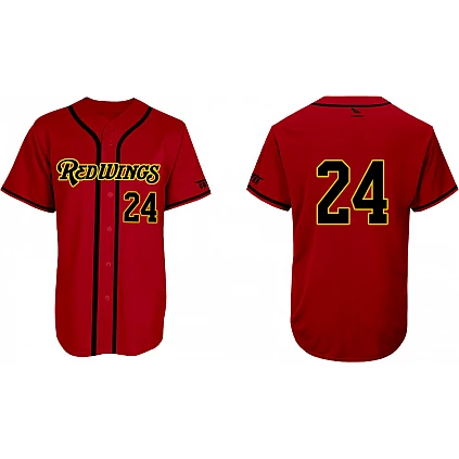 Rennes Redwings Shirt, Rood: Flatback Mesh