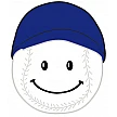 Stressball, baseball con cappellino