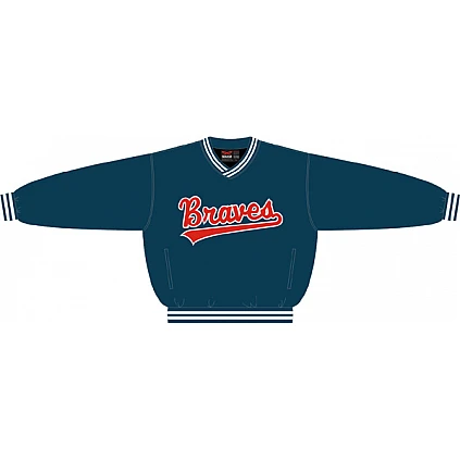 Braves Gouda PolyMicro Pullover Jacket