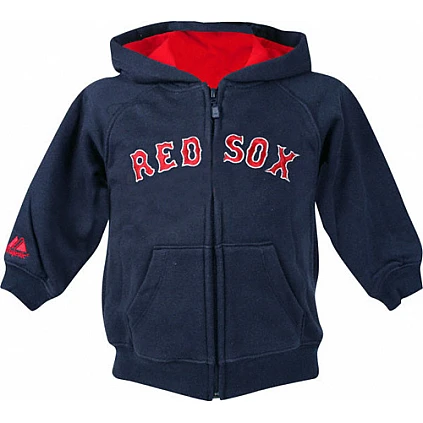 Red Sox - Maglione con cappuccio Navy, Giovane