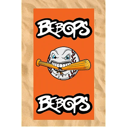 Club All-Over Beach Towel: Cracked Bat