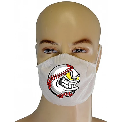 Maschera per la bocca: Baseball arrabbiato