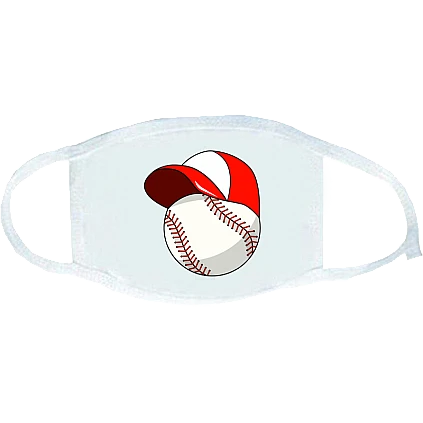 Cappello da baseball con maschera per la bocca