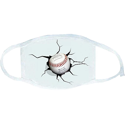 Mundschutz: Geknackter Baseball