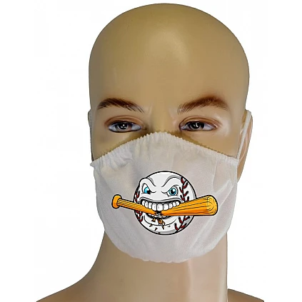 Mundschutz Rissige Fledermaus