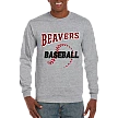 Club T-Shirt, Long Sleeve: Baseball seams