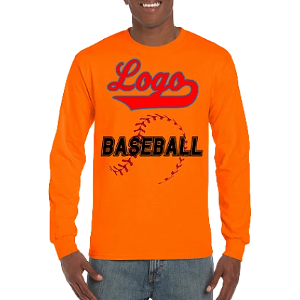 Club T-Shirt, Long Sleeve: Baseball seams