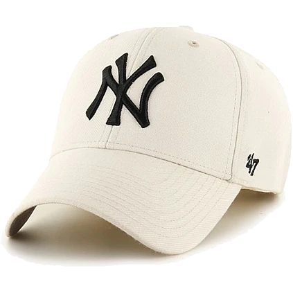 47 Brand MVP Yankees Creme + Navy Logo