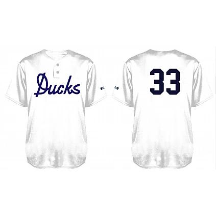 Ducks Trikot, 2-Knöpfe: Flatback-Netz