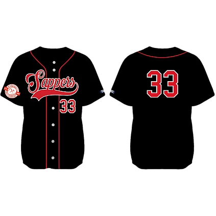 Dudelange Red Sappers Shirt: Flatback Mesh