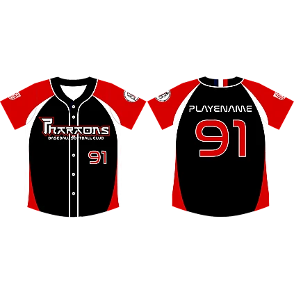 Evry Pharaons Jersey, Black, Flatback mesh