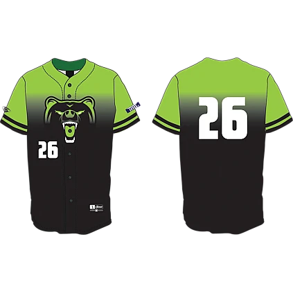 Grizzlies Shirt, Full-Button: Flatback Mesh