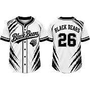 Black Bears Alternate Jersey, Flatback Mesh
