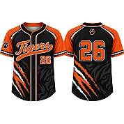 Sunville Tigers Alternate Jersey, Flatback Mesh