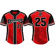 Cugnaux Dragons Alternate Jersey, Flatback Mesh