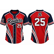Eysines Raiders Alternate Jersey, Flatback Mesh