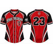Stade Toulousain Alternate Jersey, Flatback Mesh