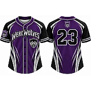 Werewolves Alternate Jersey, Flatback Mesh