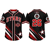 Egedal Stars Alternate Jersey, Flatback Mesh