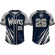Odense Wolves Alternate Jersey, Flatback Mesh