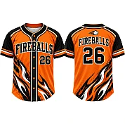 Allerhausen Fireballs Alternate Jersey, Flatback Mesh