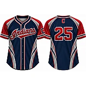 Indians UK Alternate Jersey, Flatback Mesh