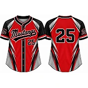 Mustangs UK Alternate Jersey, Flatback Mesh