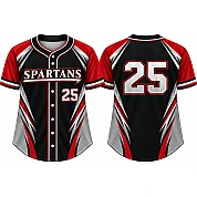 Newton Spartans Alternate Jersey, Flatback Mesh