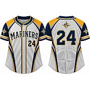 Plymouth Mariners Alternate Jersey, Flatback Mesh
