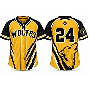 Wolverhampton Wolves Alternate Jersey, Flatback Mesh