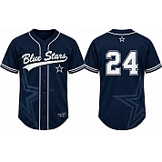 Blue Stars Alternate Jersey, Flatback Mesh