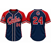 Cubs Alternate Jersey, Flatback Mesh