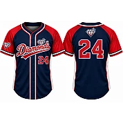 Diamonds Alternate Jersey, Flatback Mesh