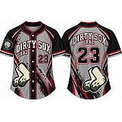 Graz Dirty Sox Alternate Jersey, Flatback Mesh