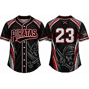 Wien Piratas Alternate Jersey, Flatback Mesh
