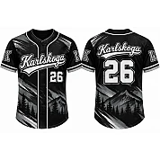 Karlskoga Bats Alternate Jersey, Flatback Mesh