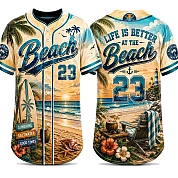  Party Jersey Mesh: Beach