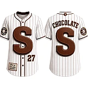  Party Jersey Mesh: Chocoladeletter2