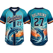  Party Jersey Mesh: Dolphin