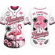  Party Jersey Mesh: Flamingo
