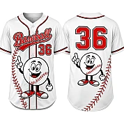  Party Jersey Mesh: Happy Baseball