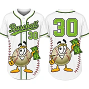  Party Jersey Mesh: Mr Baseball Money