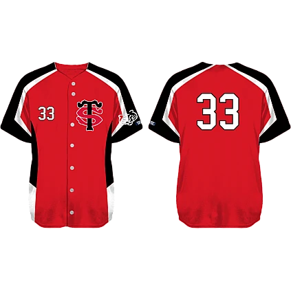 Stade Toulousain Jersey, Red: Flatback Mesh