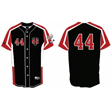 Stade Toulousain Trikot, Schwarz: Flachrücken Mesh