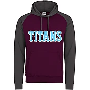Felpa con cappuccio a contrasto Titans FR