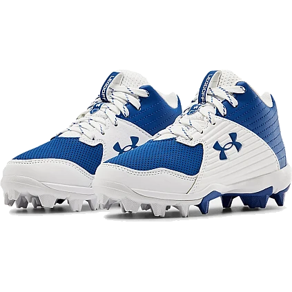 Underarmour Leadoff Mid 3023448-400: Weiß/Royal