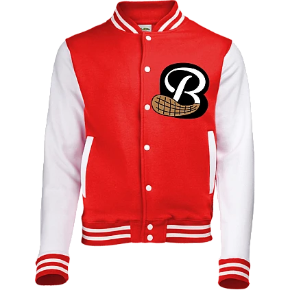 Vienna Beavers Varsity Jacket: Red
