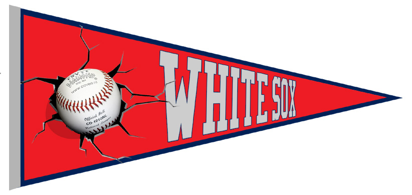 Banderin Limburg White Sox