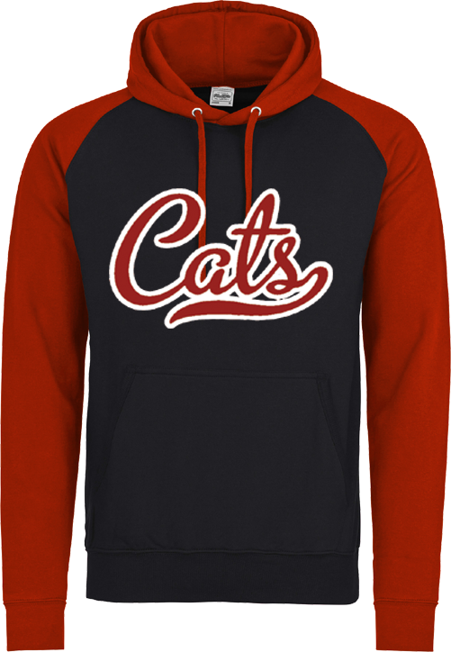 Merchtem Katzen Kontrast Hoodie
